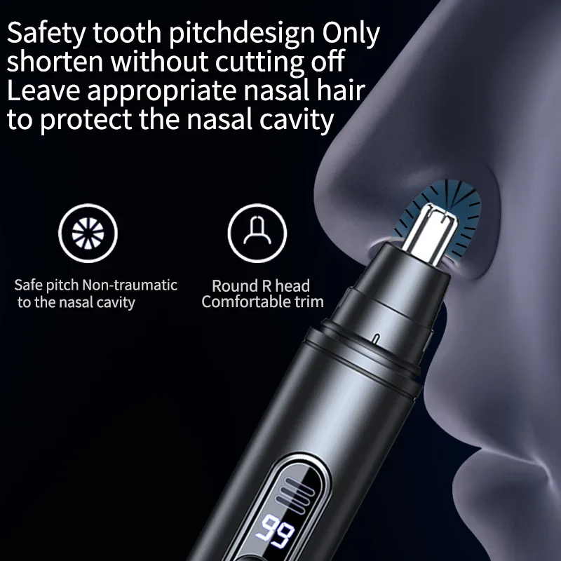 Men'S Grooming Clippers - Mini Pocket Nose Hair Trimmer Painless