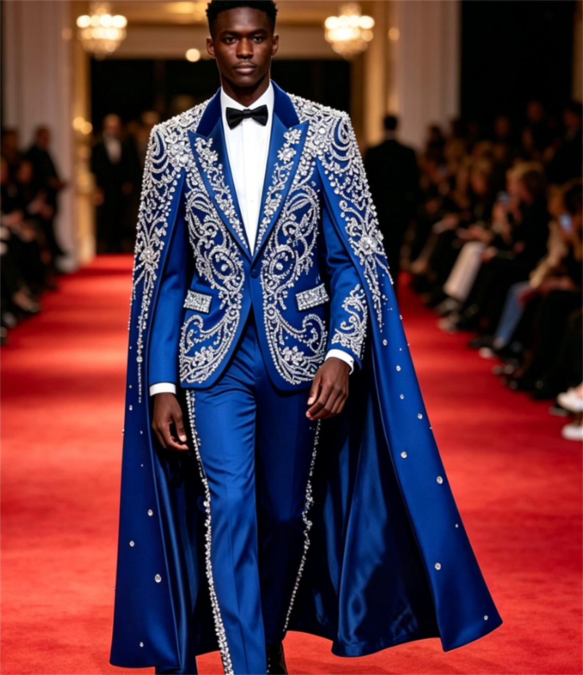 Men'S Grooming Daily - Sparkly Diamond Crystal Men Suits 3