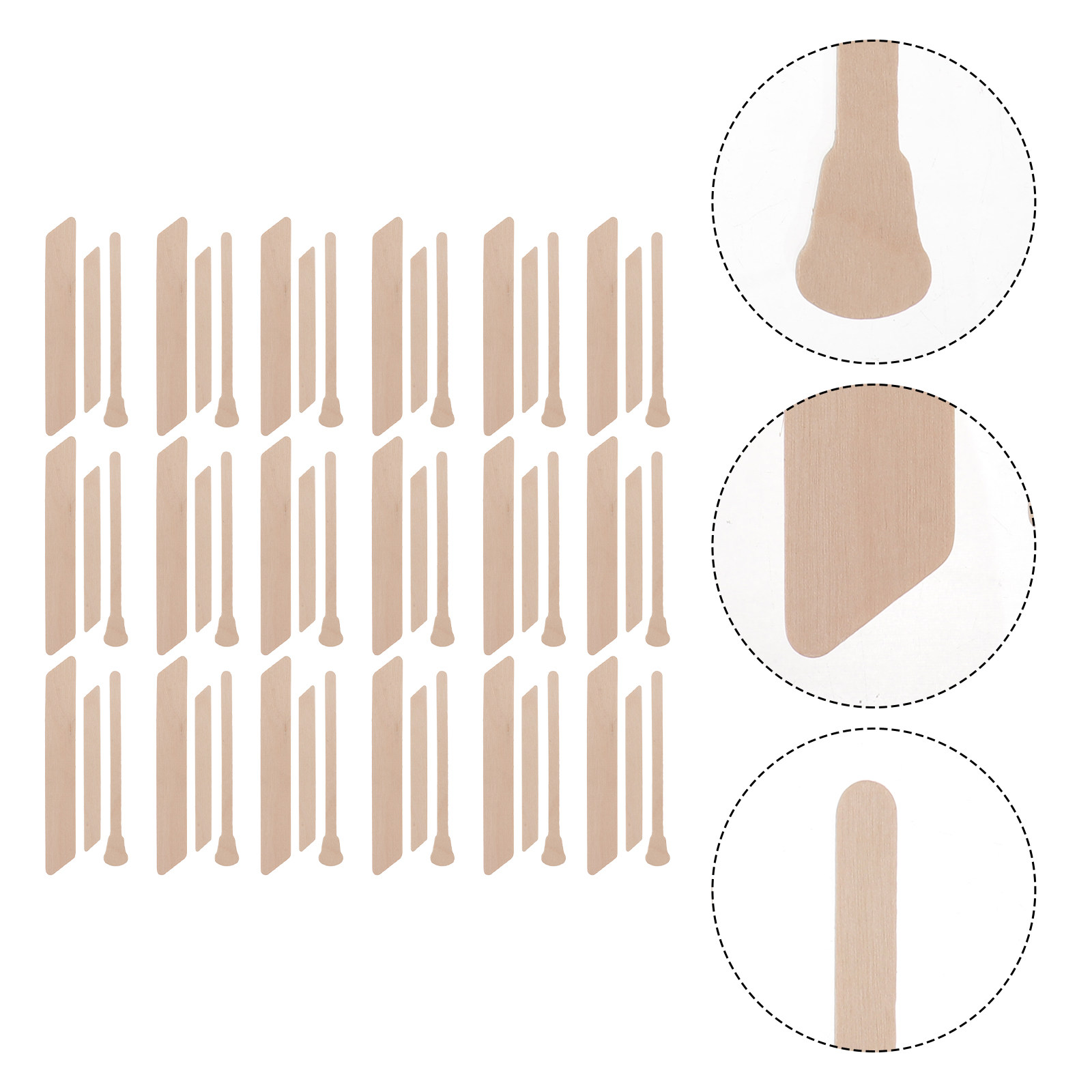 Hair Wax Stick - 150Pcs Hair Removal Wax Applicator Sticks