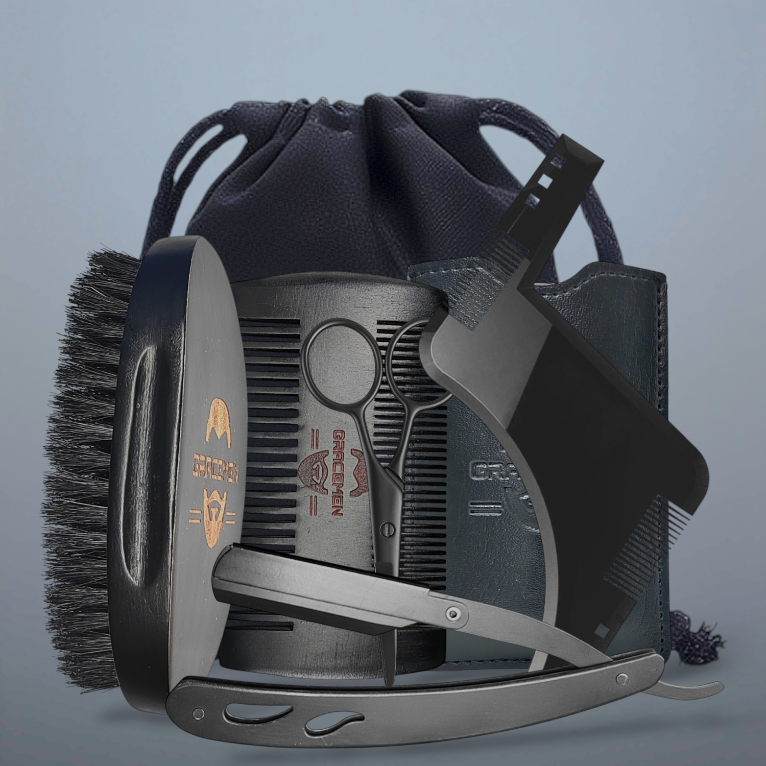 Gracemen Beard Kit - Grooming  - Men'S Grooming Bag recensione e prezzo