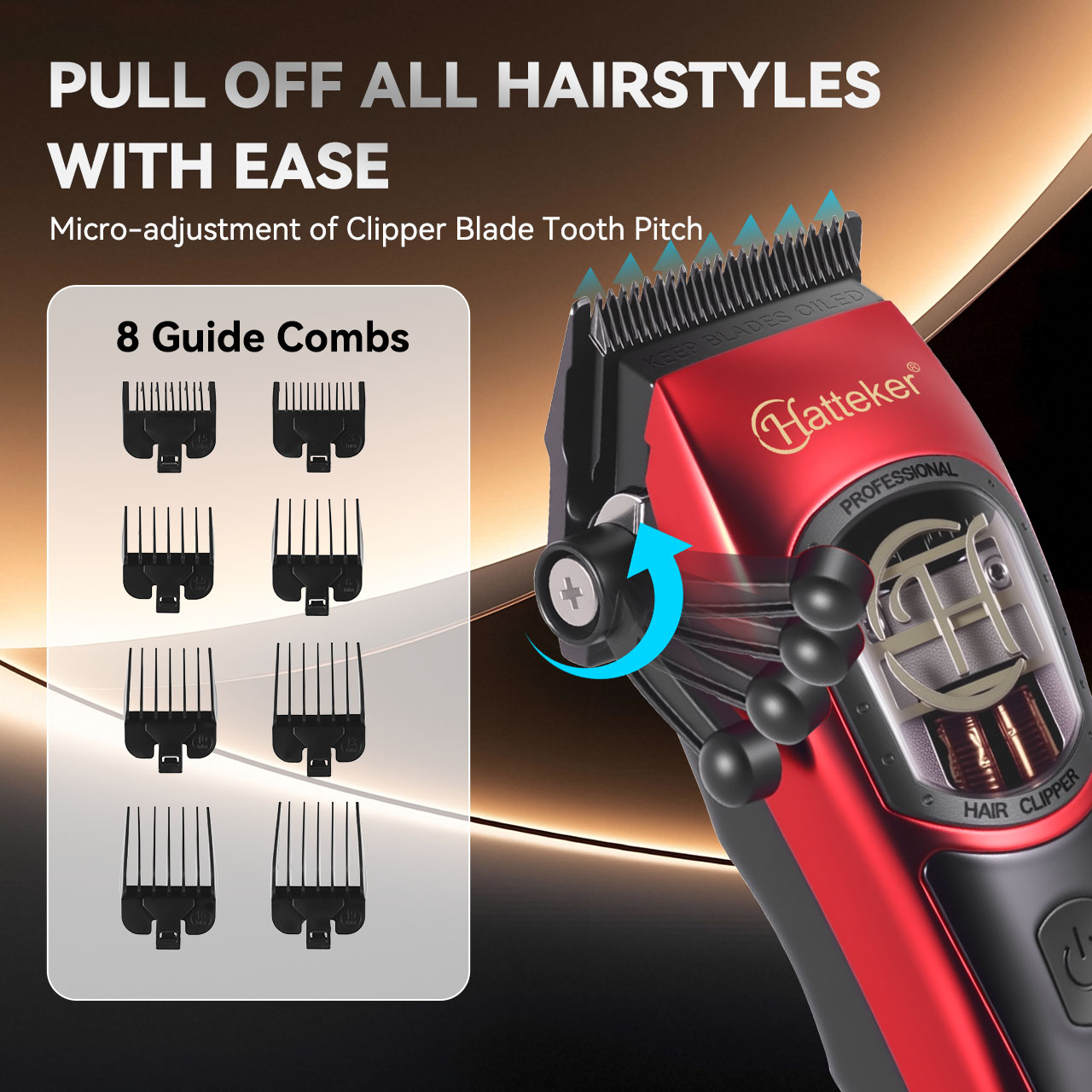 HATTEKER Professional Hair Cli - Hair Clipper Professional recensione e prezzo