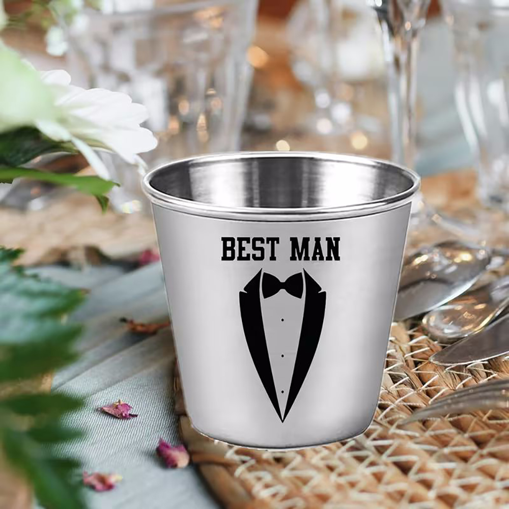 Custom Groomsman Shot Glass Se - Men'S Grooming Set Gift recensione e prezzo