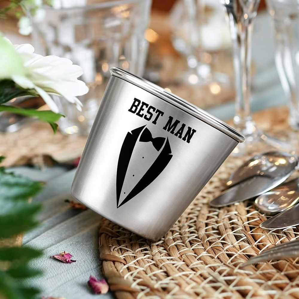 Custom Groomsman Shot Glass Se - Men'S Grooming Set Gift recensione e prezzo