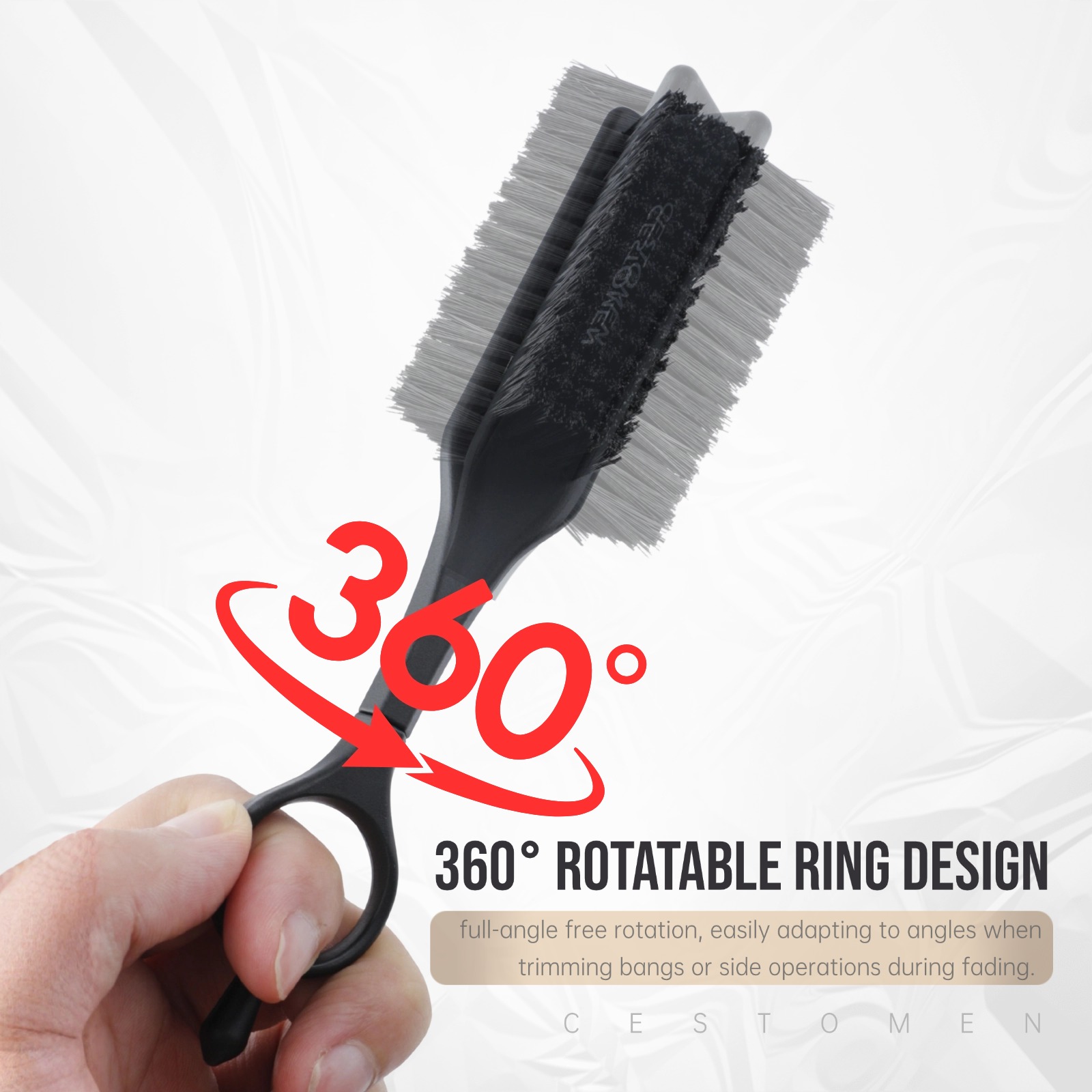 360°Rotatable Ring Folding Com - Shaving Brush Set recensione e prezzo