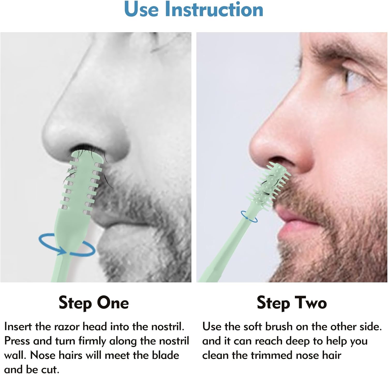 5/20/50Pcs 2-in-1 Nasal Cutter - Nose Hair Trimmer recensione e prezzo