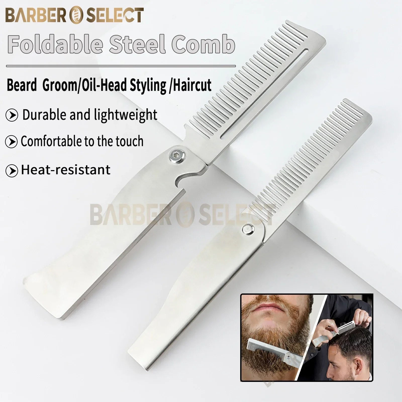 NEW Folding Stainless Steel Co - Men'S Grooming Oil recensione e prezzo