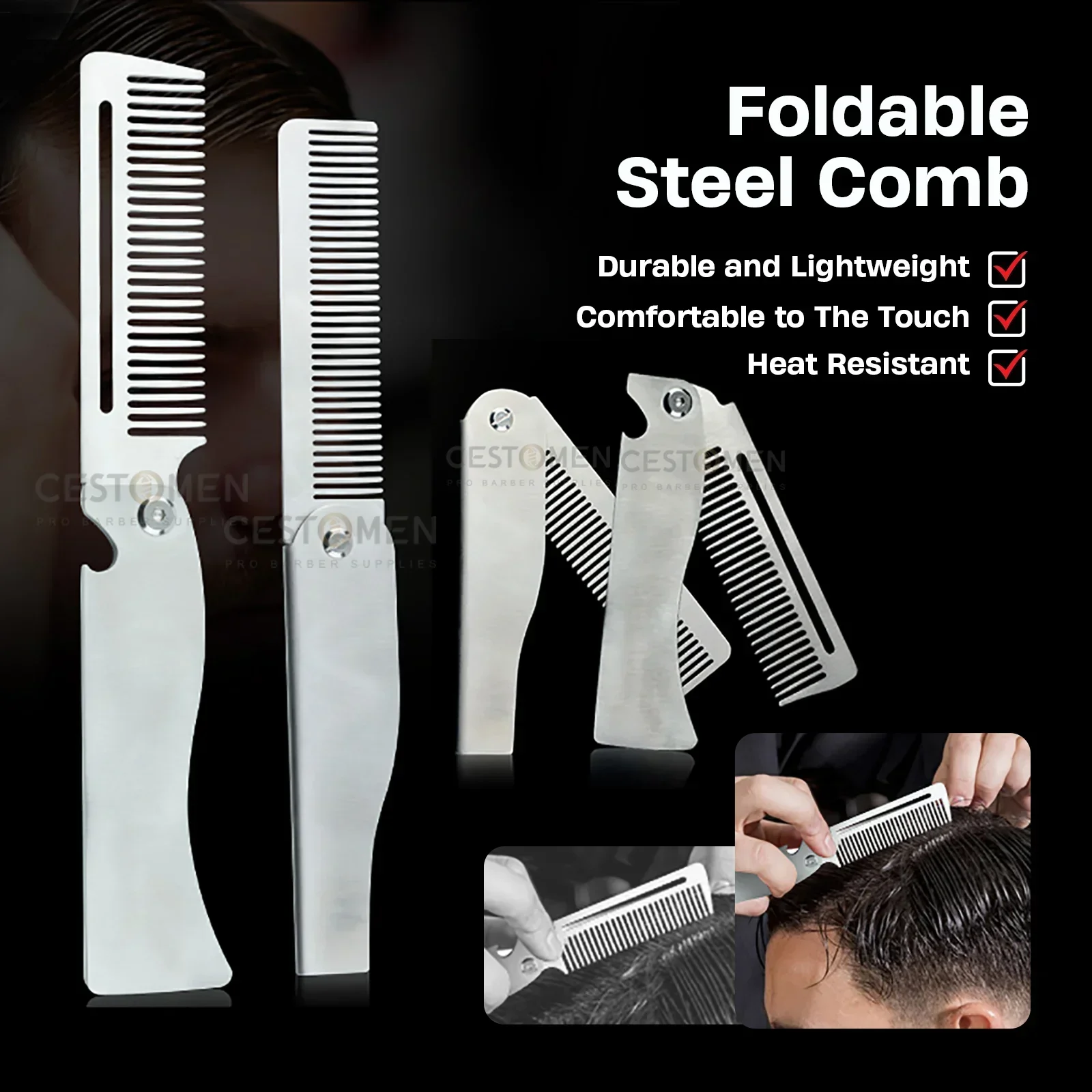 NEW Folding Stainless Steel Co - Men'S Grooming Oil recensione e prezzo
