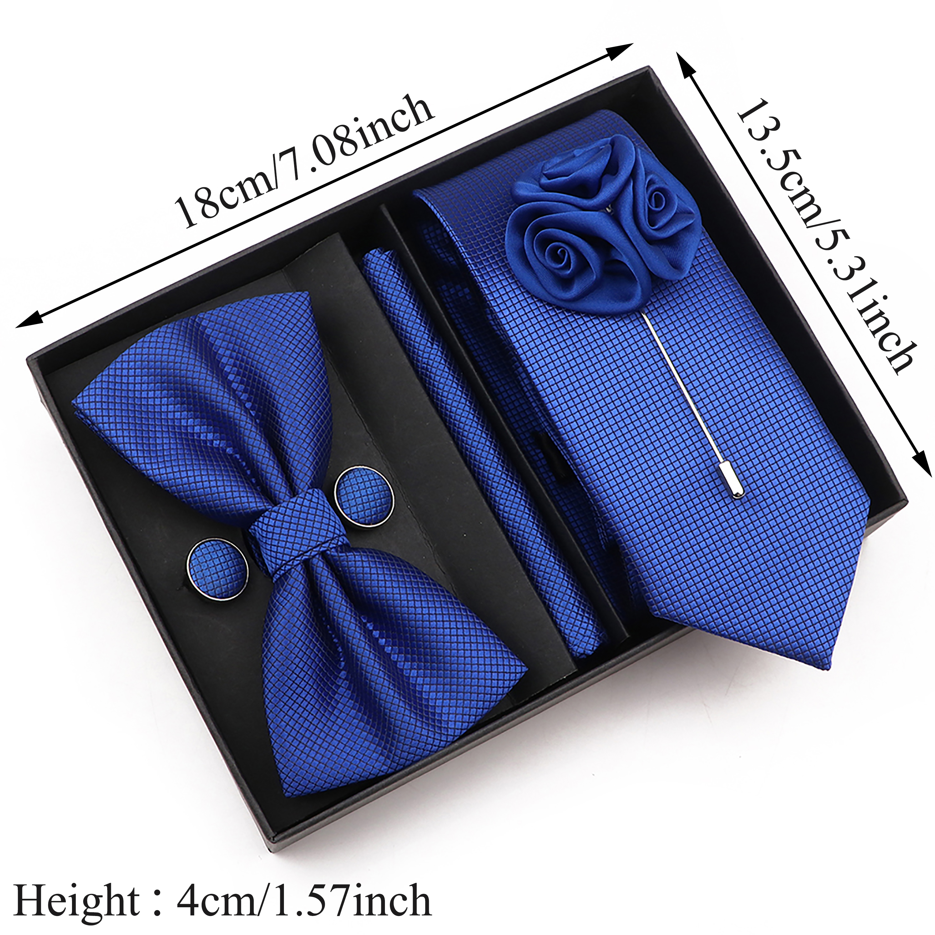 New Style Tie Set Solid Color  - Men'S Grooming Set Gift recensione e prezzo