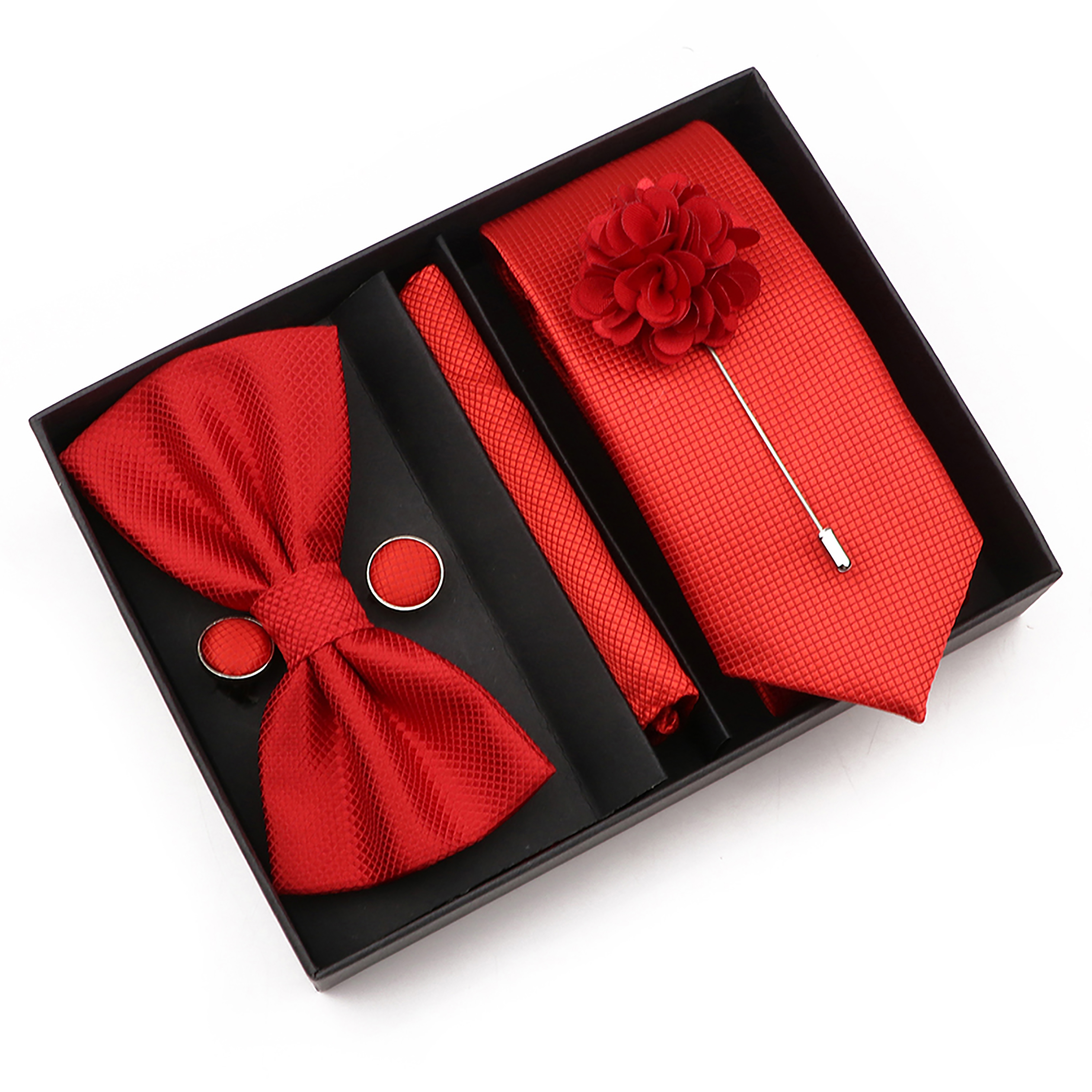 New Style Tie Set Solid Color  - Men'S Grooming Set Gift recensione e prezzo