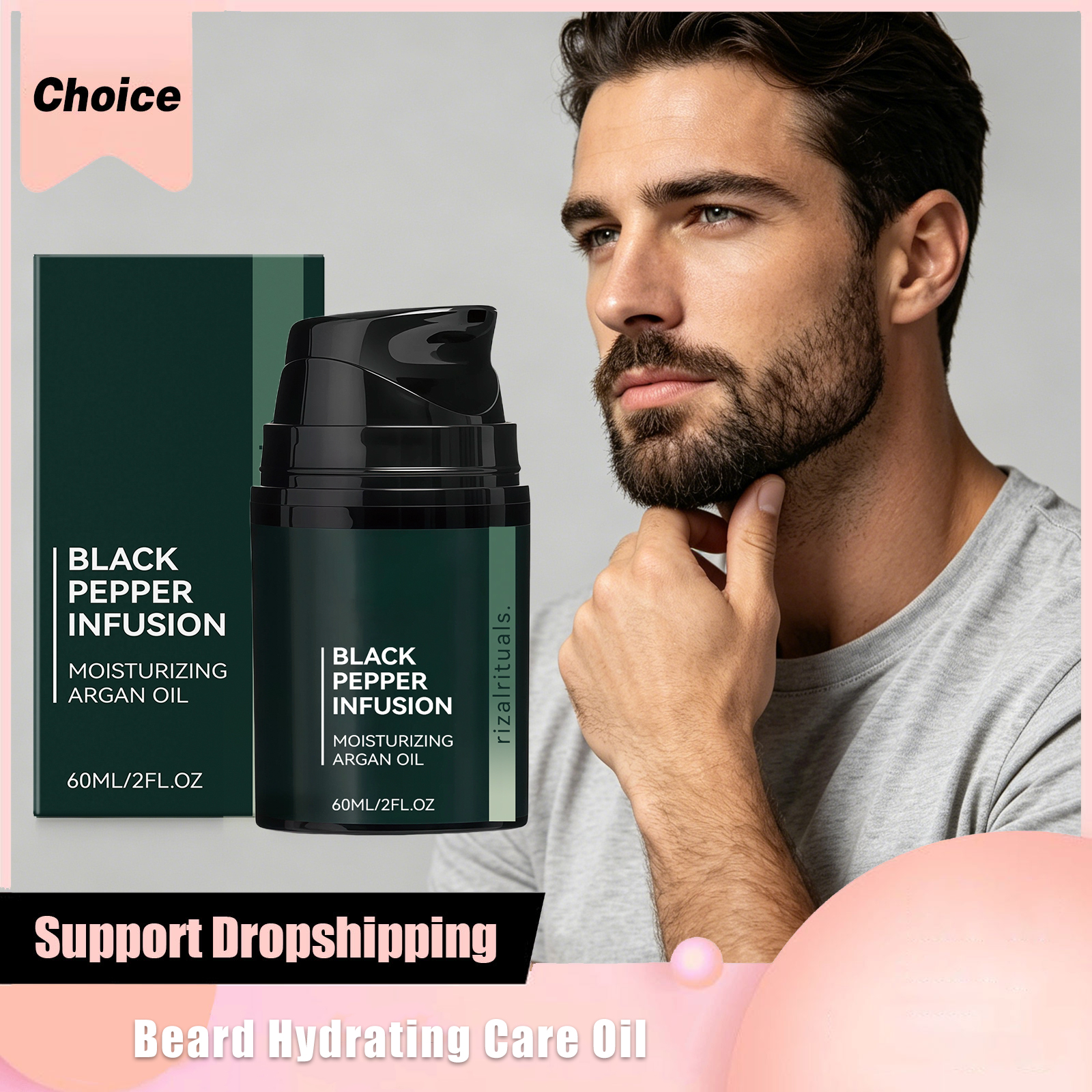 Beard Growth Care Oil Moisturi - Men'S Grooming Oil recensione e prezzo