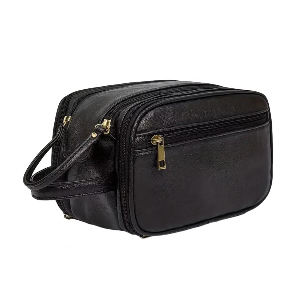 Travel Makeup Bag Faux Leather - Men'S Grooming Bag recensione e prezzo
