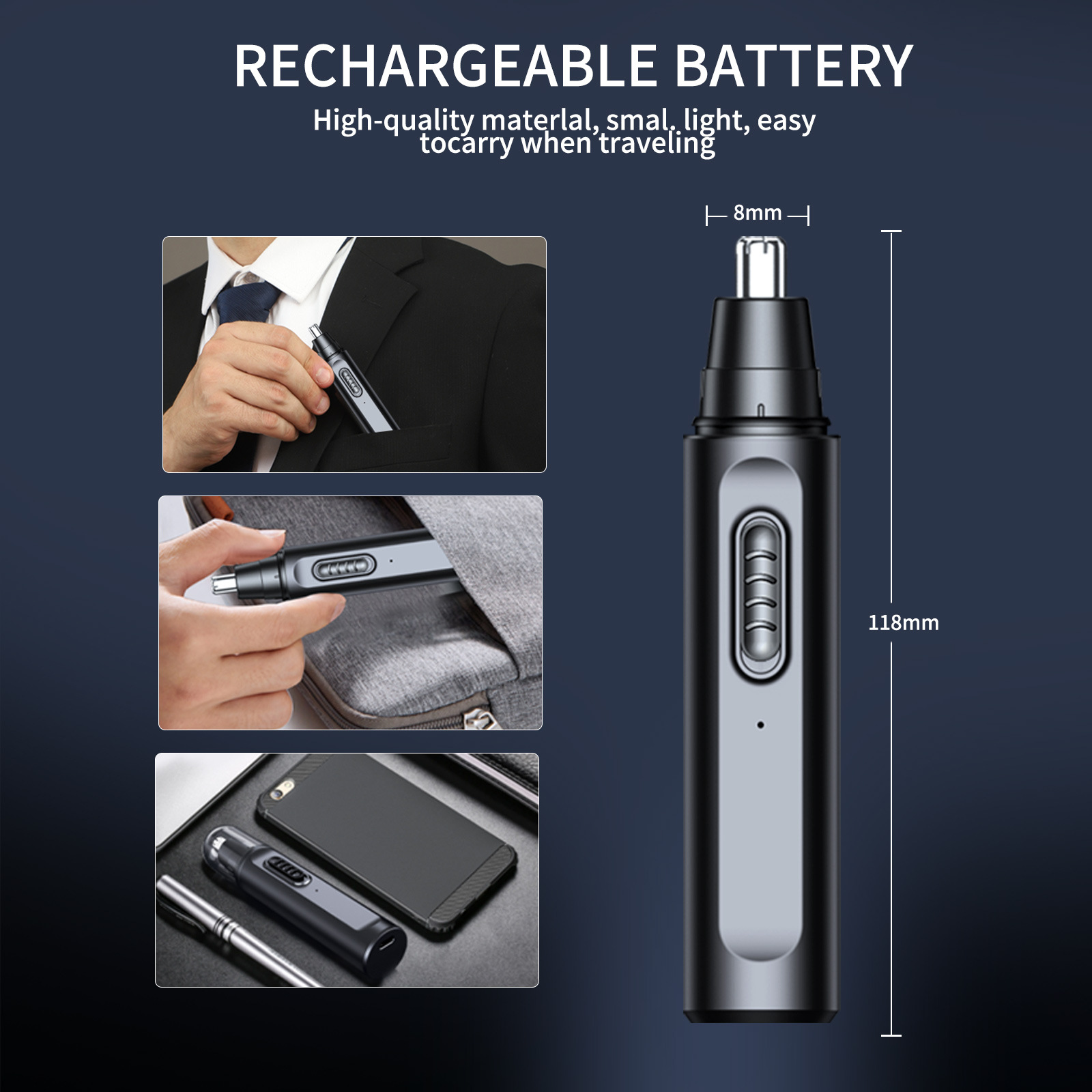 Nose Hair Trimmer for Men Elec - Nose Hair Trimmer recensione e prezzo