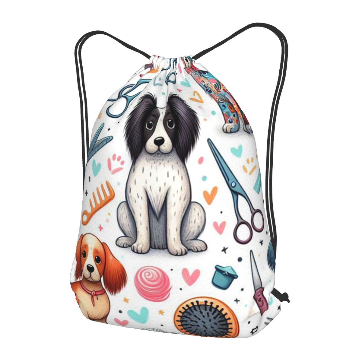 Dog Grooming Printed Backpacks - Men'S Grooming Bag recensione e prezzo