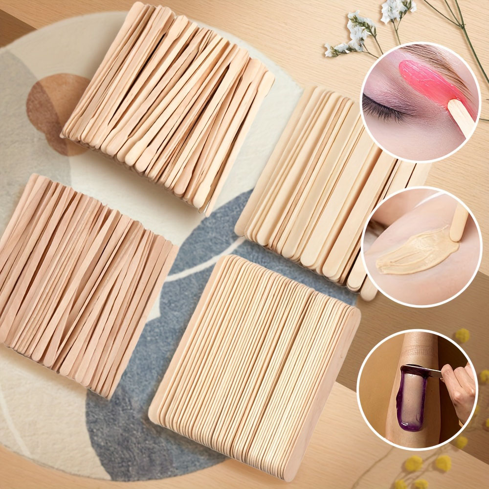 300/500pcs Wooden Wax Sticks M - Hair Wax Stick recensione e prezzo