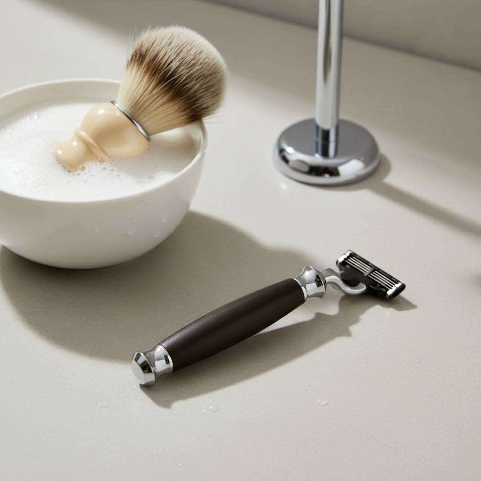 Badger Brush Shaving Set Easy  - Shaving Brush Set recensione e prezzo