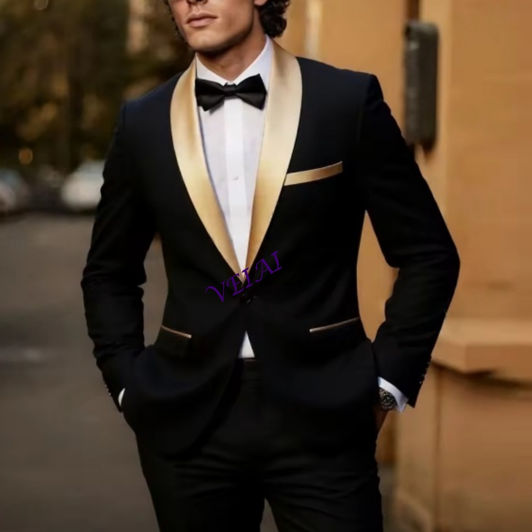 CustomizedNew Gold Lapel Black - Men'S Grooming Daily recensione e prezzo