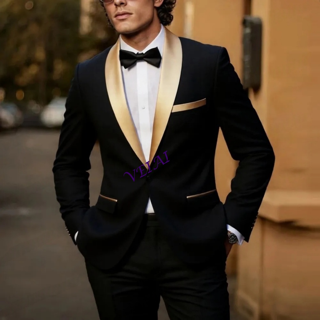 CustomizedNew Gold Lapel Black - Men'S Grooming Daily recensione e prezzo