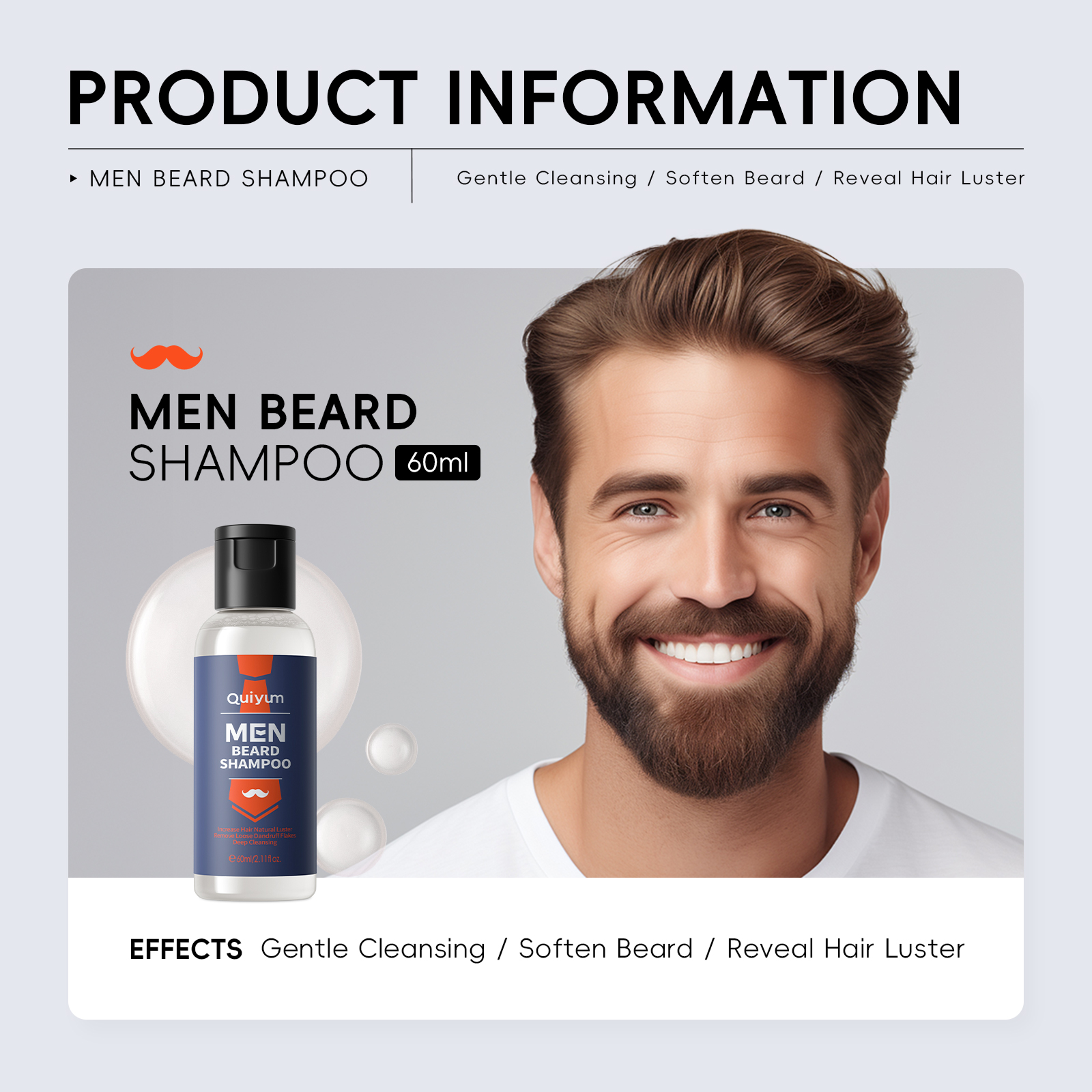 QUIYUM 4Pcs Men Beard & Facial - Men'S Grooming Gift Set recensione e prezzo