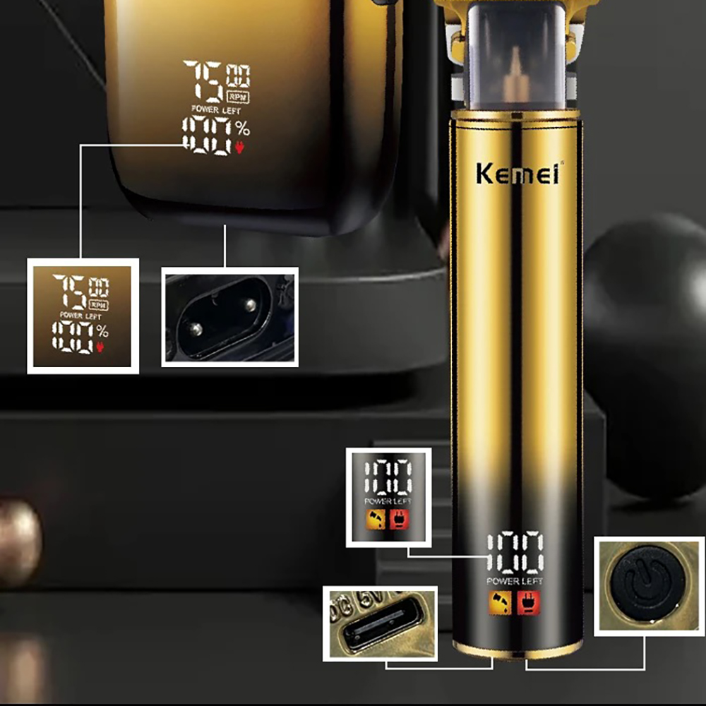 Kemei Hair Trimmer Electric Ra - Men'S Grooming Gift Set recensione e prezzo