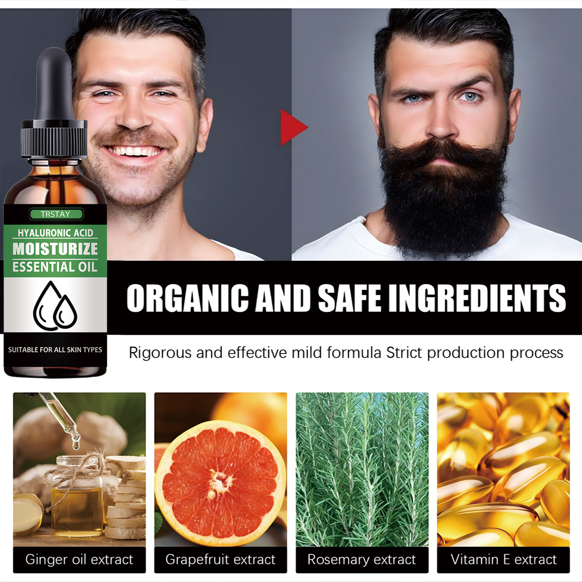 100%Natural Accelerate Facial  - Men'S Grooming Oil recensione e prezzo