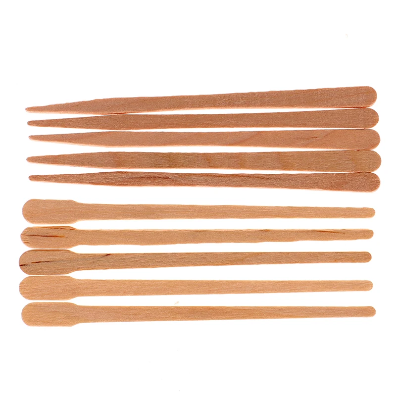50/100Pcs Wooden Body Hair Rem - Hair Wax Stick recensione e prezzo