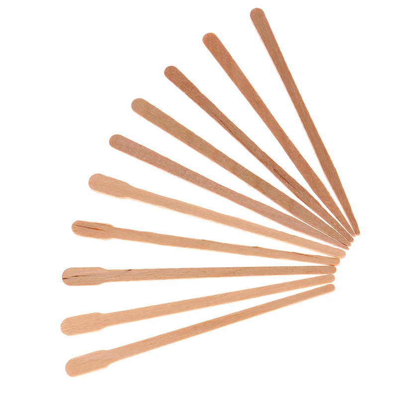 50/100Pcs Wooden Body Hair Rem - Hair Wax Stick recensione e prezzo
