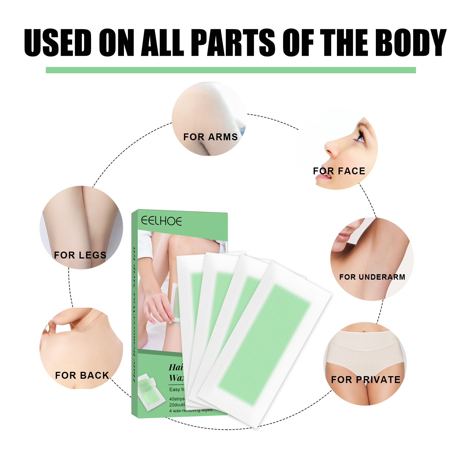 EELHOE Hair Removal Wax Strip  - Hair Wax Stick recensione e prezzo