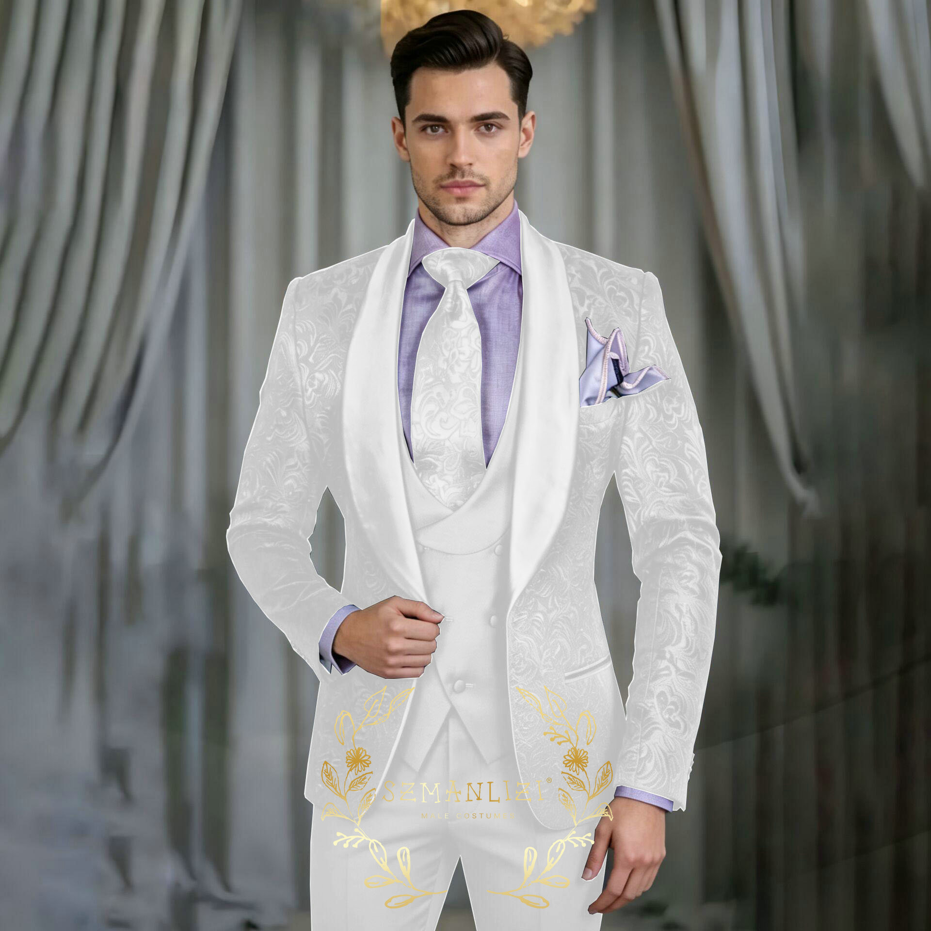2026 Men Suit Sets Formal Banq - Men'S Grooming Oil recensione e prezzo