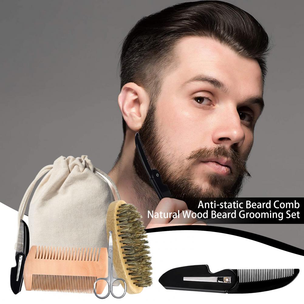 3/5Pcs Men Beard Grooming Kit  - Men'S Grooming Bag recensione e prezzo