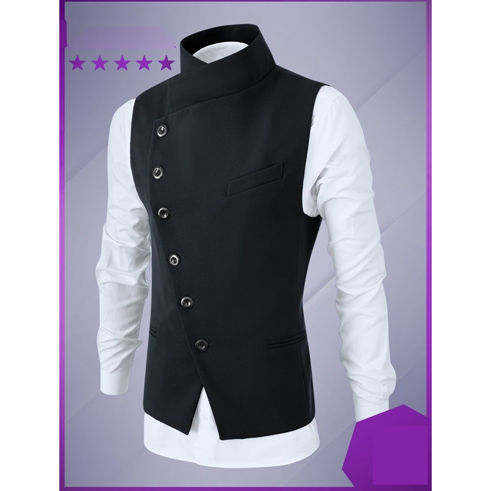 High-end Vest Male Black Fashi - Men'S Grooming Daily recensione e prezzo