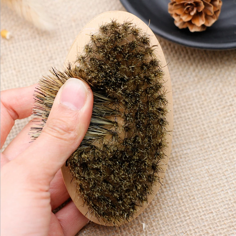 Soft Boar Bristle Wood Beard B - Shaving Brush Set recensione e prezzo