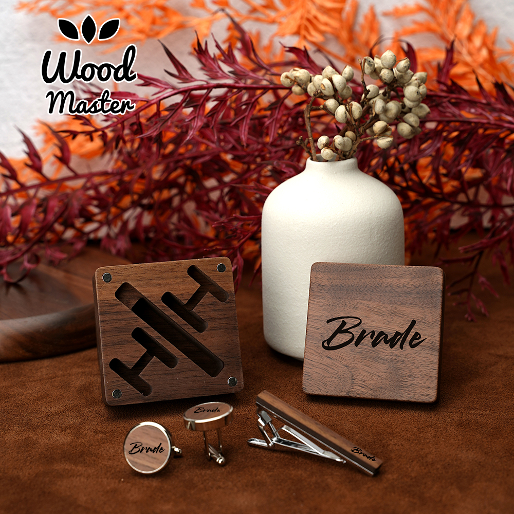 Custom Engraved Wooden Groom A - Men'S Grooming Set Gift recensione e prezzo