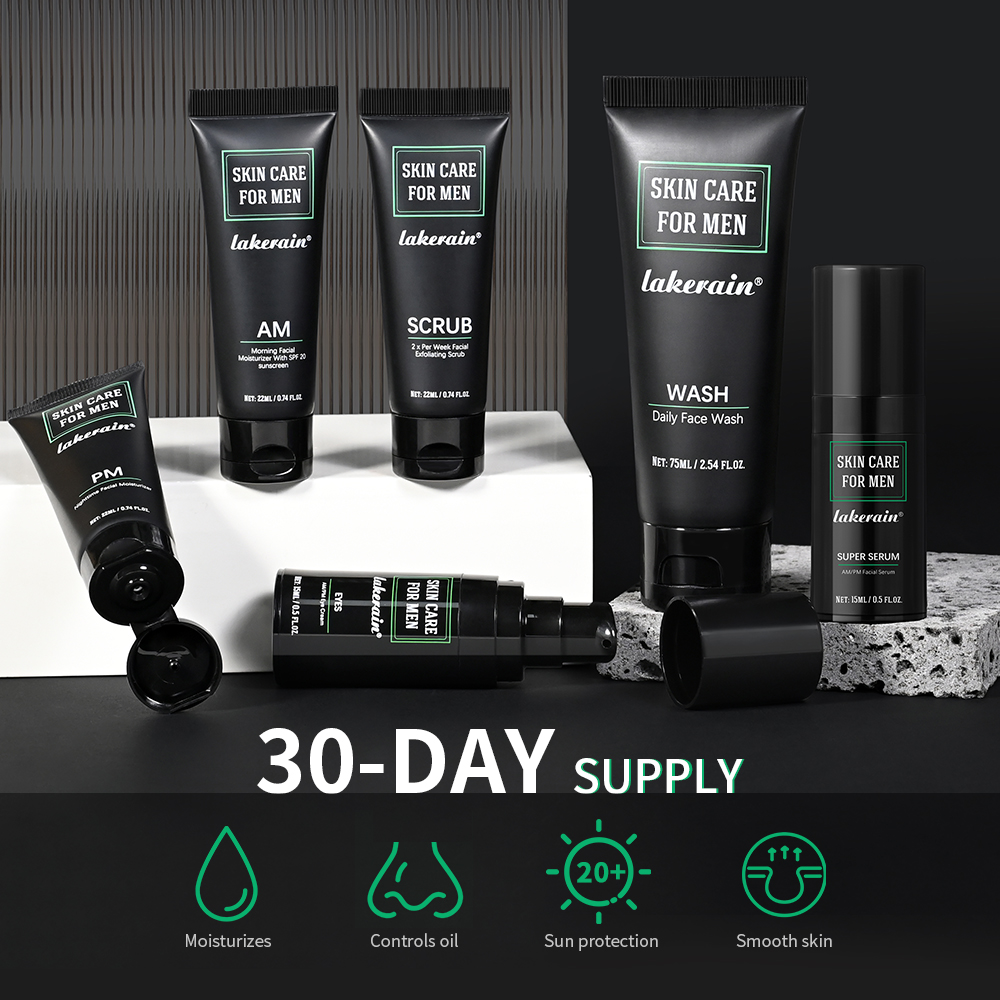 Men Skincare Kit Deep Cleansin - Men'S Grooming Oil recensione e prezzo
