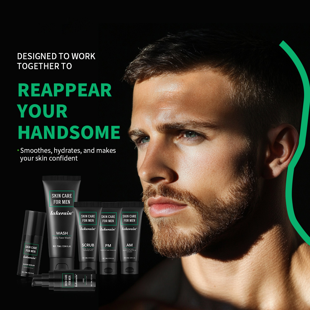 Men Skincare Kit Deep Cleansin - Men'S Grooming Oil recensione e prezzo