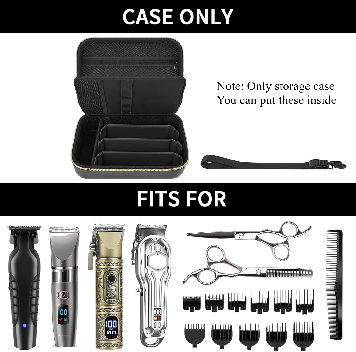 Barber Case for Hair Clippers  - Men'S Grooming Bag recensione e prezzo
