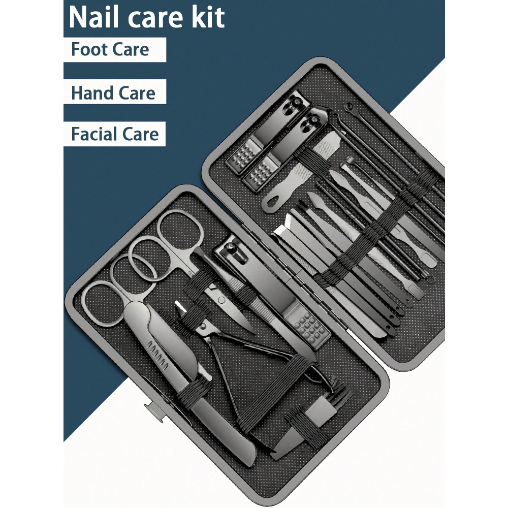 Manicure Set, Stainless Steel  - Men'S Grooming Set Gift recensione e prezzo