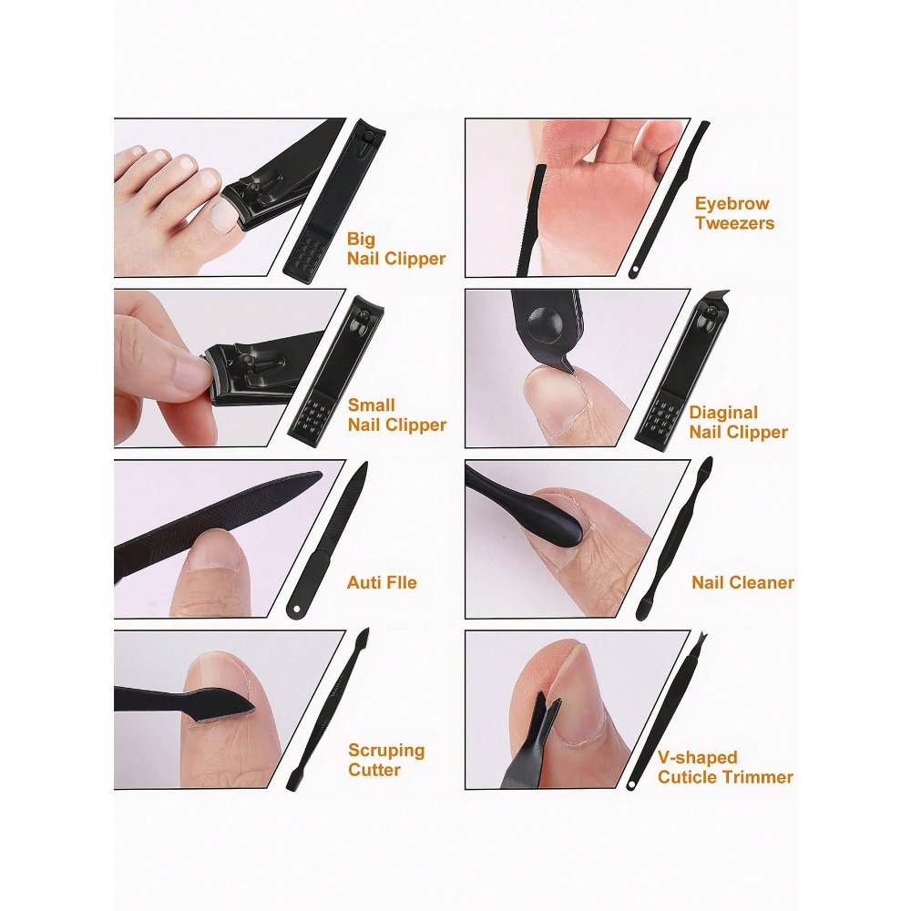 Manicure Set, Stainless Steel  - Men'S Grooming Set Gift recensione e prezzo