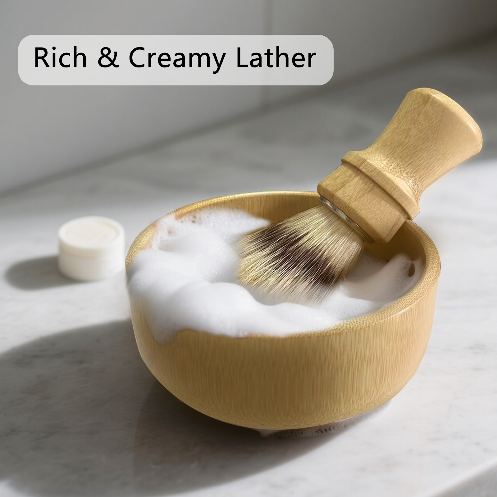 GDMG 3 in 1 Bamboo Shaving Set - Shaving Brush Set recensione e prezzo