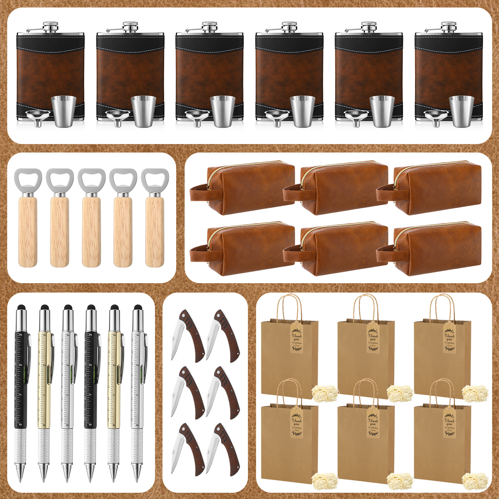Gift For Her/Him 6 Sets Game P - Men'S Grooming Bag recensione e prezzo