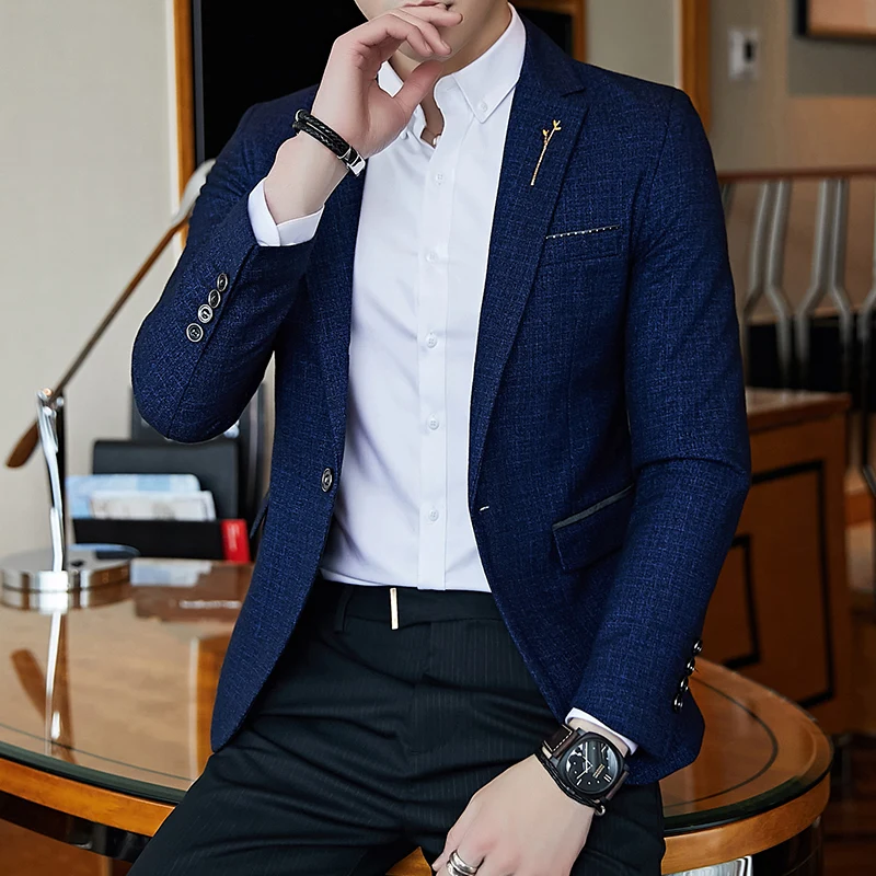1-Piece Gray Men Suits Striped - Men'S Grooming Daily recensione e prezzo