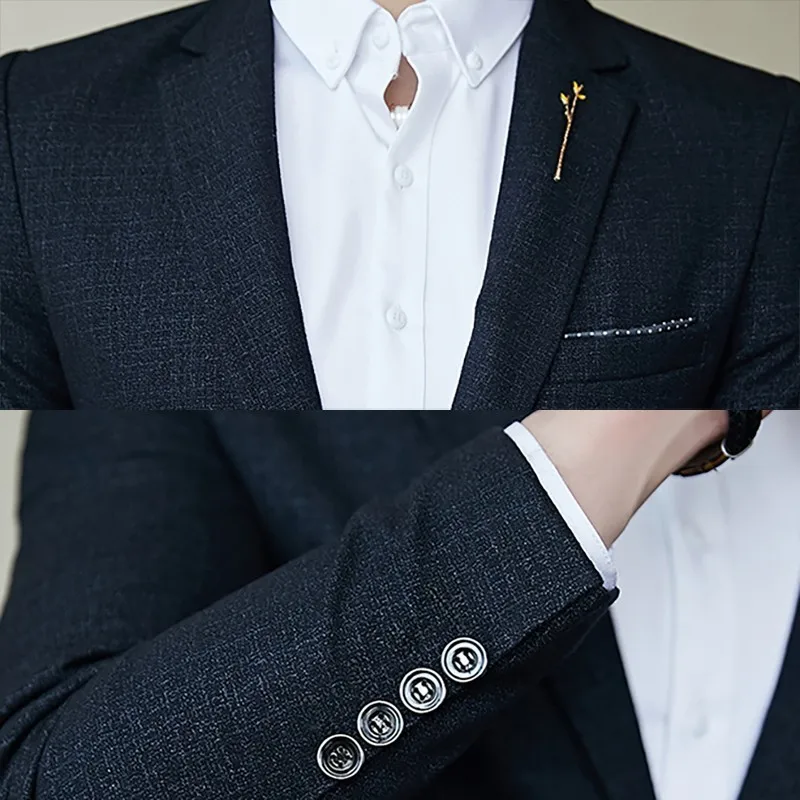 1-Piece Gray Men Suits Striped - Men'S Grooming Daily recensione e prezzo