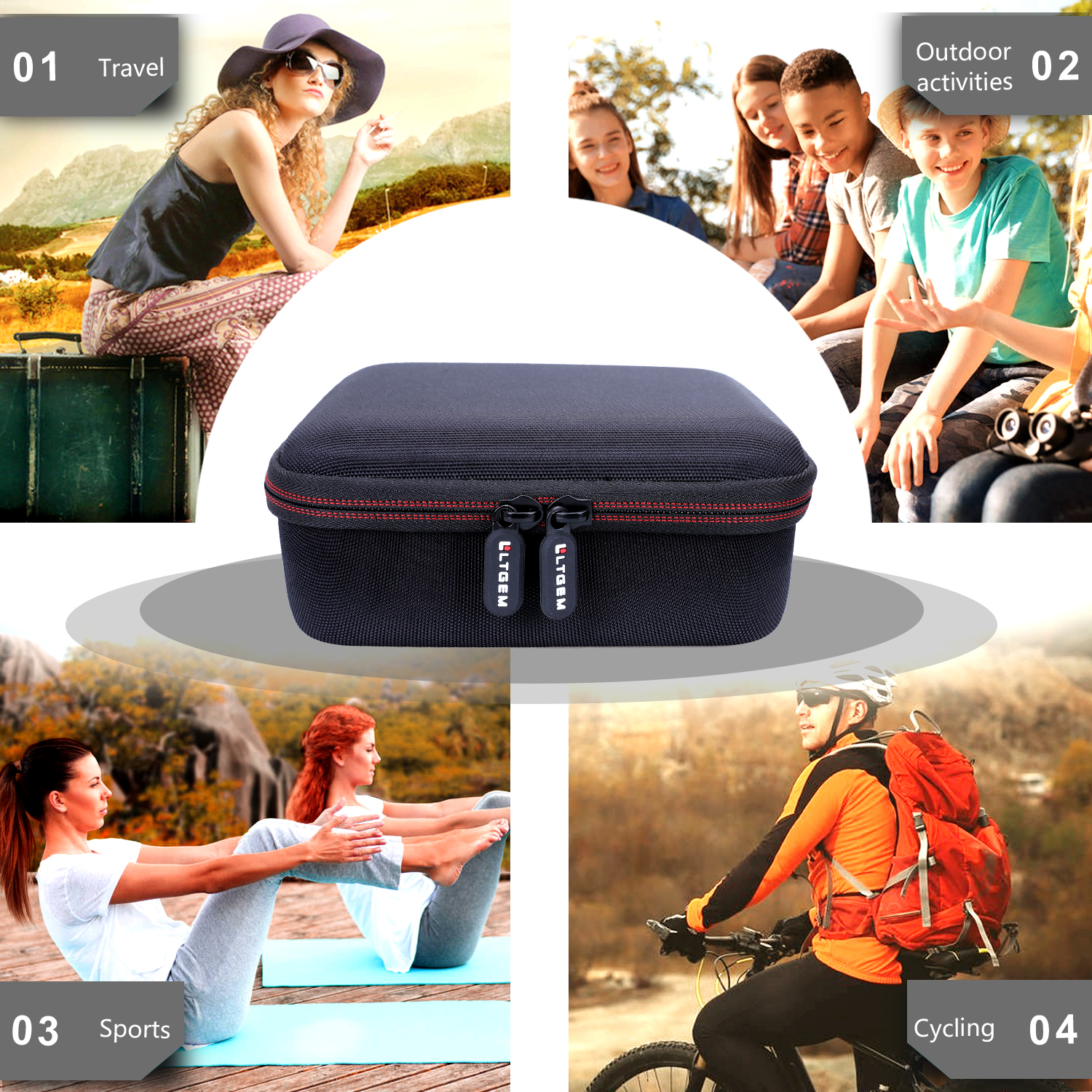 LTGEM Razor Case for Bald Men  - Men'S Grooming Bag recensione e prezzo