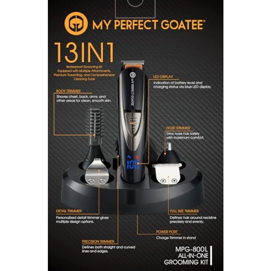 My Perfect Goatee®️ 13-in-1 Me - Men'S Grooming Bag recensione e prezzo