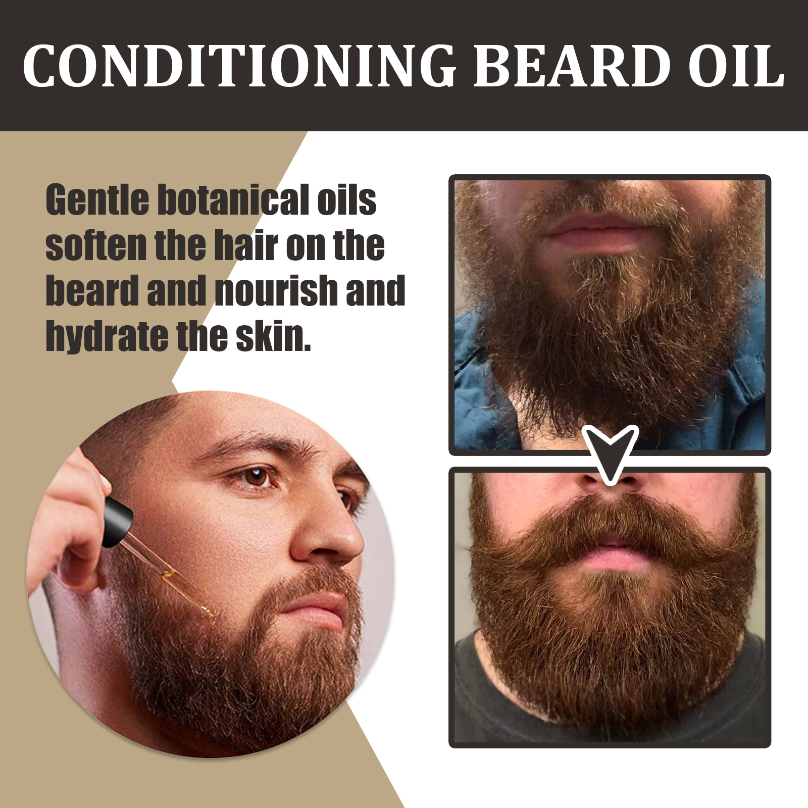 30ml Facial Hair Beard Growth  - Men'S Grooming Oil recensione e prezzo