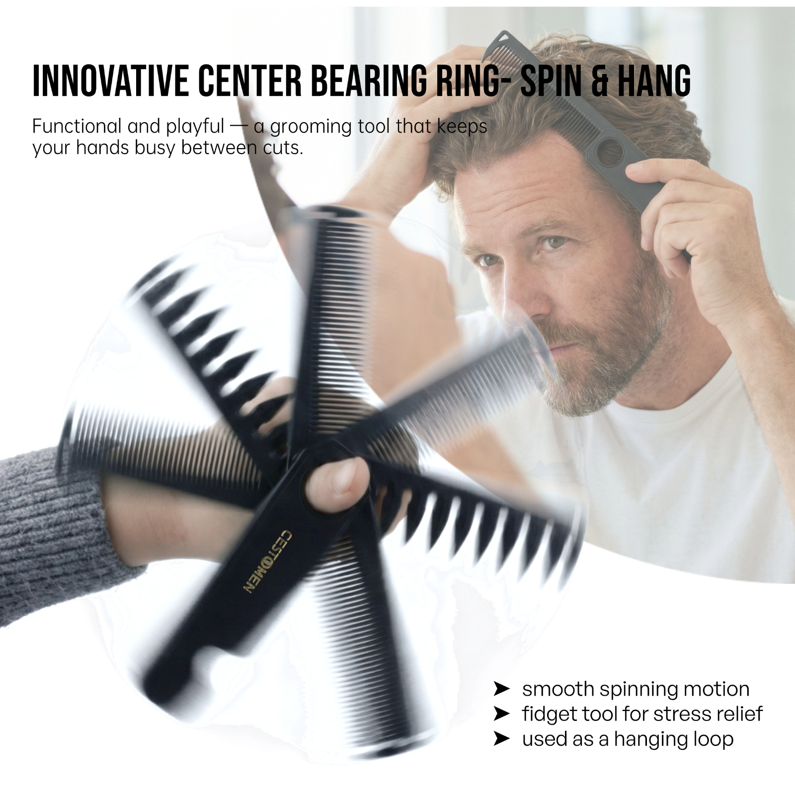 2Pcs Men Grooming Set 2in1 Fol - Men'S Grooming Oil recensione e prezzo