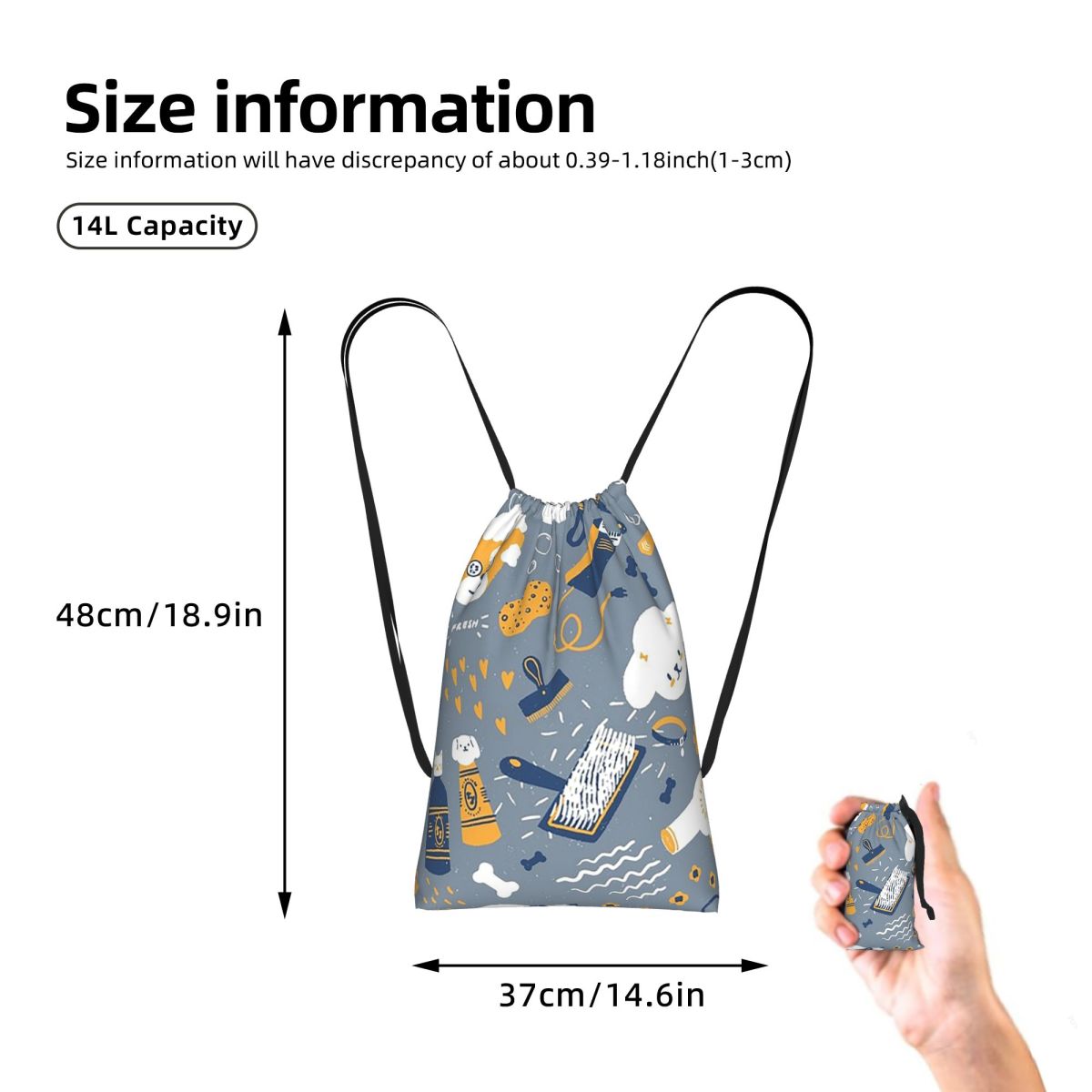 Dog Grooming Canine Pattern Ba - Men'S Grooming Bag recensione e prezzo