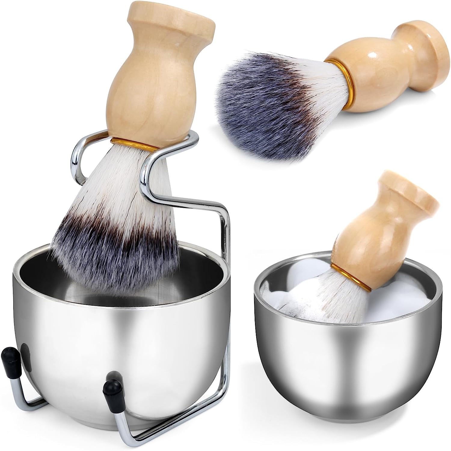 Mens Shaving Brush and Bowl Se - Shaving Brush Set recensione e prezzo