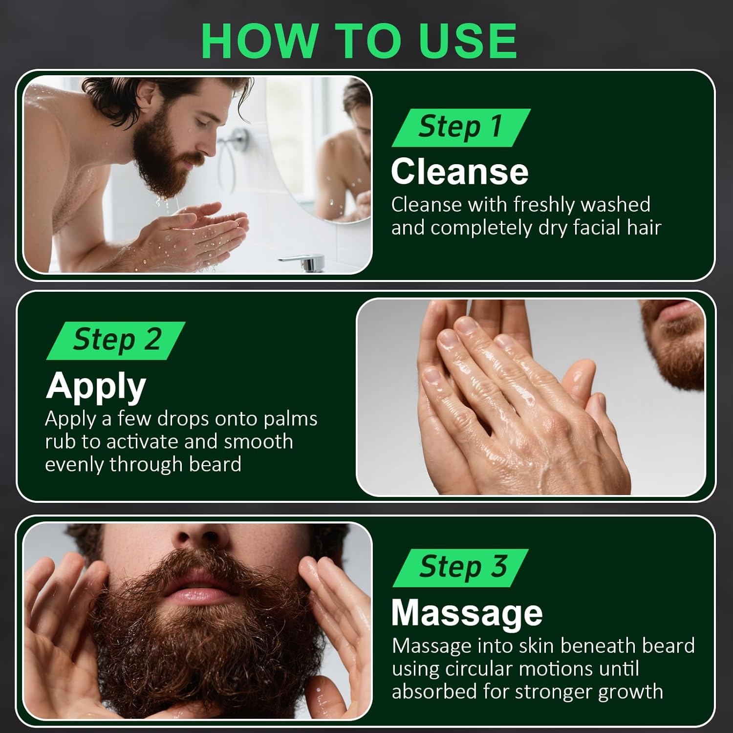 30ml Beard Growth Oil Serum Fo - Men'S Grooming Oil recensione e prezzo