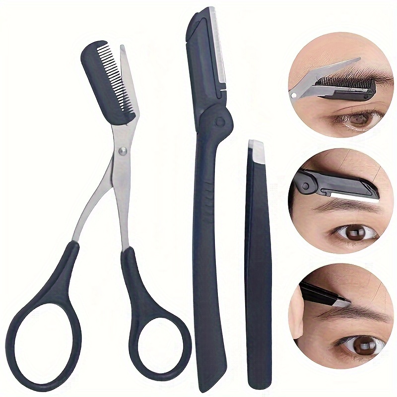 3pcs Set Eyebrow Kit For Women - Men'S Grooming Gift Set recensione e prezzo