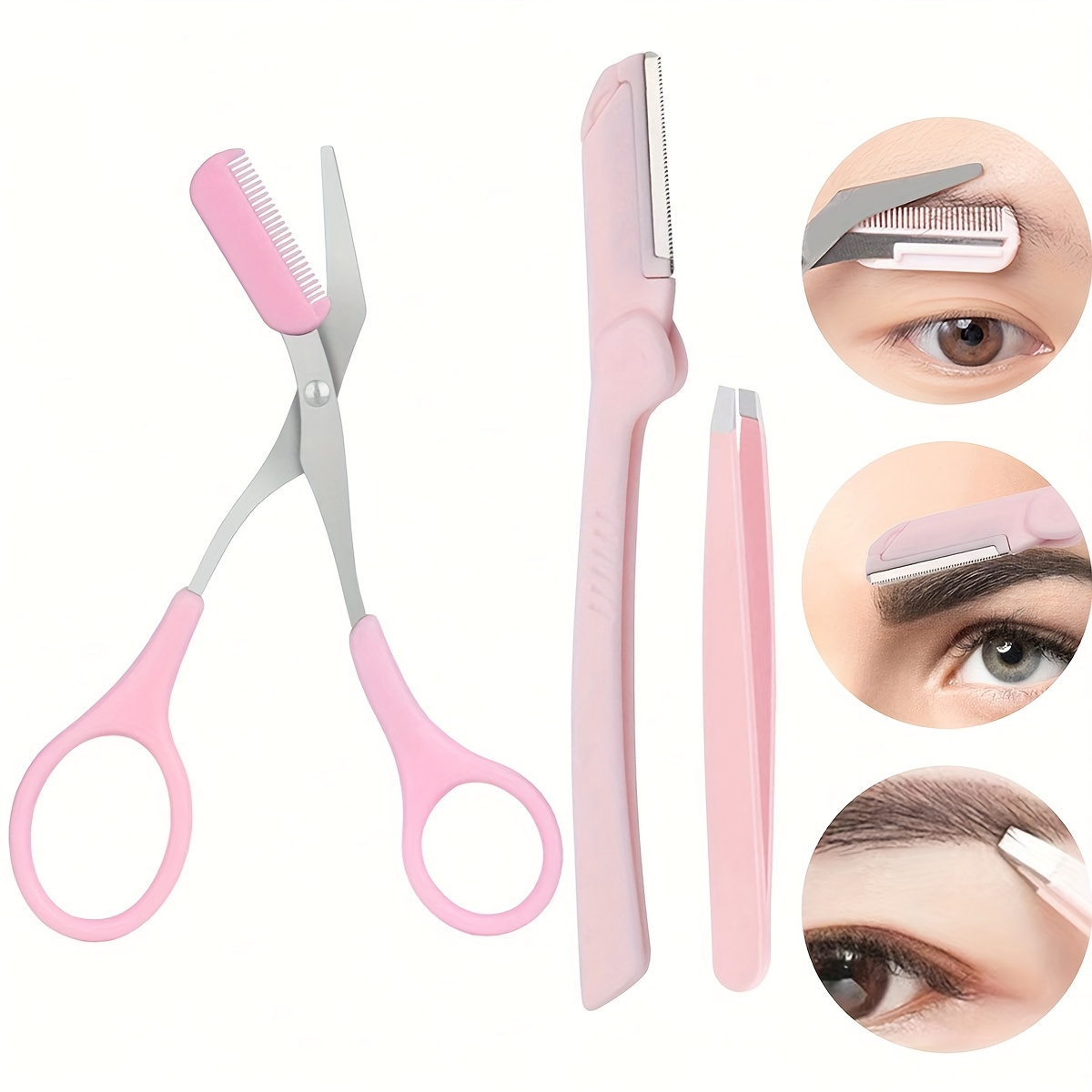 3pcs Set Eyebrow Kit For Women - Men'S Grooming Gift Set recensione e prezzo